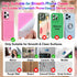 sicitu (2pcs-Transparent) Silicone Sticky Phone Grip, Adhesive Suction Cup Phone Case Mount, Phone Grip with Strong
