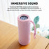MIATONE Outdoor Portable Bluetooth Speakers, Wireless Speaker Waterproof - Pink