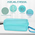 EVA Hard Case for JBL Flip 6 Flip 5, Waterproof Portable Bluetooth Speaker Storage Bag, Fits USB Cable (Peacock Green)