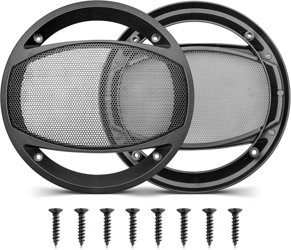 6.5 Inch Car Audio Speaker Hollow Mesh Subwoofer Grill, Decorative Guard Protector