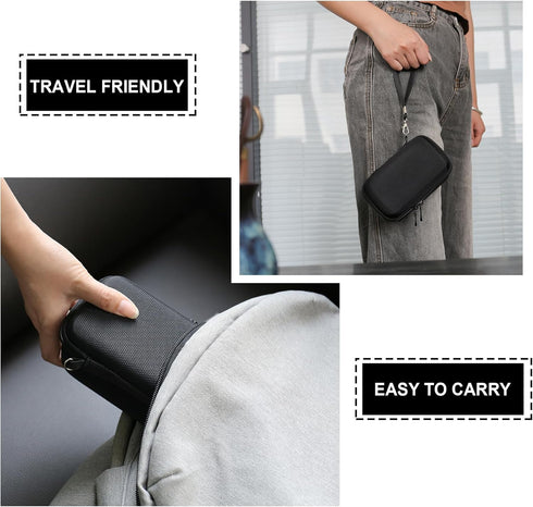 Hard Carrying Case for Olympus Tough TG-7/TG-6, Shockproof Waterproof Digital Camera Travel Case with Zipper Mesh
