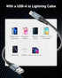 ohbox 6FT Heavy Duty Lightning Charger Cable 3-Pack, Nylon Braided Fast Charging for iPhone 14/13/12/11 Pro Max & More.