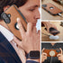 C Casus 17, 6.3 (2025) Casus Magnetic Leather Case for iPhone MagSafe Compatible, Business Classic Style, Shockproof