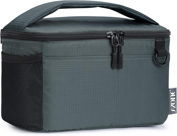 S-ZONE Water Resistant Camera Insert Bag with Sleeve, Upgraded Version 2.0