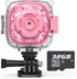 AKAMATE Kids Action Camera Waterproof Video Digital Children Cam 1080P HD Sports Camera