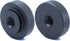 2 Pack 25mm Large Knurled Edge 1/4"-20 Female Thumb Wheel Lock Nut Adapter, Black