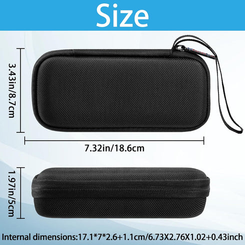 khanka Hard Travel Case for Anker Zolo Power Bank, 10,000mAh 30W Portable Charger, Case Only (Black)
