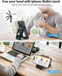 3-in-1 Magnetic Wallet with AirTag Holder for iPhone, Magnetic Wallet Stand for iPhone 16/15/14/13/12 Series