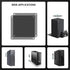 120mm Fan Dust Filter PC, 10Pack PVC Computer Dust Filter Mesh with Screws for Cooler Fan (PVC, 120 * 120mm, 10pcs,