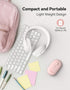 TECKNET 2 Modes(BT3.0/5.0+2.4Ghz), Bluetooth Mouse, Slim Portable Wireless Mouse for Lightweight, Contoured Grip