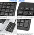 XMSJSIY 23 -1 USB Type-C Number Pad Wired Keys Type-C Numeric Keypad with Tab, Home, Email & Calculator Keys