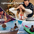 TECKNET IPX7 5.3, 10H Bluetooth Shower Speaker, Waterproof Portable Wireless Speaker with RGB Light, BT Playtime