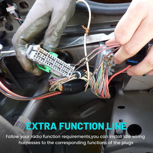 2003-2006 NuIth Stereo Wiring Harness W/Factory Antenna Plug to Aftermarket Radio Connector Kit for Chevy