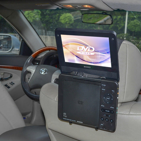 TFY Car Headrest Mount Holder for Standard Portable DVD Player