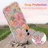 EYZUTAK Case for iPhone 11, Colorful Retro Oil Painting Printed Flower, Stylish Durable TPU Protective Case