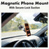 It's Just Smart 17, 16, 15, 14, Magnetic Phone Mount with Ultra Power Locking Suction Cup for Car, Desk & Mirror
