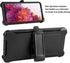 Samsung Galaxy S20 FE 5G Case (2020) - Heavy Duty Shockproof Drop-Proof Triple Layer Cover 6.5” (Black with Belt Clip)