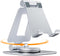 Nulaxy Rotatable Cell Phone Stand, Fully Adjustable Foldable Desktop Holder Cradle Dock, Thick Case Friendly for All