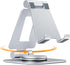 Nulaxy Rotatable Cell Phone Stand, Fully Adjustable Foldable Desktop Holder Cradle Dock, Thick Case Friendly for All