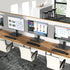 Single Monitor Stand VESA Mount for 13-32 Inch Screens, Free-Standing Riser with Swivel Tilt Rotation