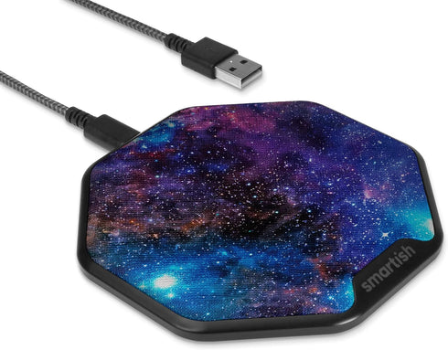 Smartish Fast Wireless Charger - Charge Island, Qi-Certified 15W Universal Charging Pad for iPhone, Samsung Galaxy