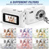 Relaxweex 1080p 100 Mini Digital Camera Keychain Small Portable Photo Video Camera Mins Battery Life Micro Camcorder