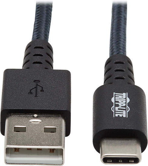 Heavy Duty USB-A to USB C Charging Sync Cable, Android M/10ft