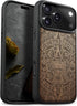 Carveit Magnetic Wooden Case for iPhone 17 Pro Max Case, Wood Artisan Engraved