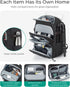 15.6" BAGSMART Camera Bag for Photographers, Professional Camera Bag Fits up to Laptop, DSLR/Drones/Tripod Camera Case
