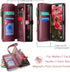 Defencase 15 15 6.1", Compatible with iPhone Case Wallet with RFID Blocking Card Holder for Women and Men, Fashion PU