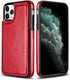 HianDier Wallet Case for iPhone 11 Pro Max, Slim Protective Case with Credit Card Slot (Red)