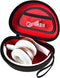 Comecase Travel Hard Carrying Case for Beats Studio Pro/Solo 4 3/Studio3/Solo2/Solo Pro Bluetooth Headphones (Black+Red)