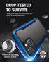 RAPTIC Shield Case for iPhone 14 Plus, Shockproof Clear Case, Military Grade 10ft Drop Tested, Durable Aluminum Frame,