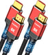 Highwings 8K 10K HDMI 2.1 Cable 6.6FT/2M 2-Pack, Ultra High Speed HDMI