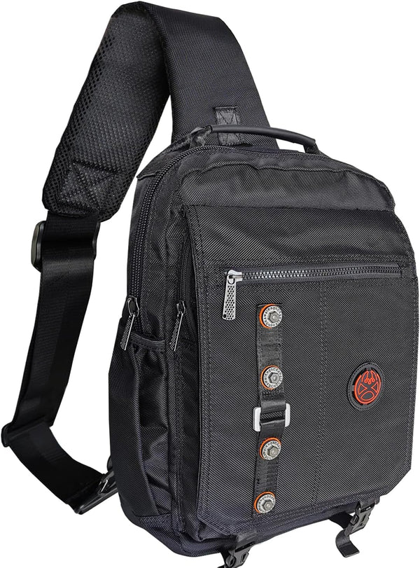 Large Sling Bag Laptop Backpack Cross Body Messenger Bag Shoulder Travel Rucksack