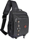 Large Sling Bag Laptop Backpack Cross Body Messenger Bag Shoulder Travel Rucksack
