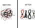 Cable Management Ties (30) 8" Reusable Self-Gripping Cord Straps for Organizing Cables and Wires