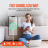 HyperGear Magnetic Fast Wireless Charger - Portable MagSafe Charging Pad for iPhone Series & Qi-Enabled Devices - White
