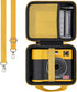 khanka Hard Travel Case for KODAK Mini Shot 3 ERA/Mini Shot 3 Retro, Case Only (Yellow)