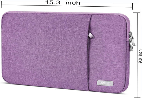 Portable Monitor Case 15.6 Inch, Losong Protective Sleeve for Most 15.6 in Monitors, Purple