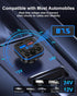 AILKIN 54w 5.4 Bluetooth Fm Transmitter for Car, Fast Charging, Blue Tooth Car Charger USB-C USB-A Multi Ports