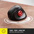 MicroPack Wireless Trackball Mouse, 2023 Upgrade Ergonomic Mouse with Wireless Vertical Rollerball, 3 Adjustable DPI