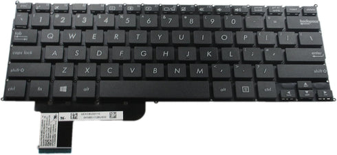 ASUS Compatible Laptop Replacement Keyboard Without Frame - US Layout Black for X200, X201E, X202E, Q200, Q200E, S200,
