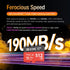 SIX M200 128GB 190MB/s 4K A2, U3, V30 128GB Micro SD Card Read Up to for UHD Continuous Recording - microSDXC Memory