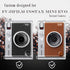 Rieibi Clear Protective Case for Fujifilm Instax Mini Evo Instant Camera, Hard Carrying Case with Shoulder Strap