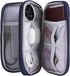 Travel Cable Organizer, Electronics Accessories Bag for Charger, Phone, Memory Card, Travel Gadget Bag, Blue