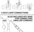 USA GEAR Neoprene Camera Wrist Strap with Comfortable Support and Quick Release Buckles for Mirrorless Cameras