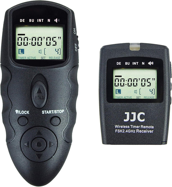JJC Wireless Intervalometer Timer Remote Control Shutter Release for Fuji Fujifilm X-T5, X-T4, X-T3, X-T30, X-T20