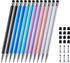 ChaoQ 2-in-1 Stylus Pen for Touchscreen, 12pcs High Sensitivity and Precision Stylus Pens