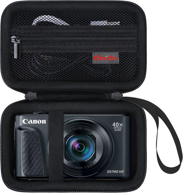 Elonbo Carrying Case for Canon PowerShot SX740/SX730/SX720/SX620 Digital Camera, 4K Video Camera Travel Storage Cover
